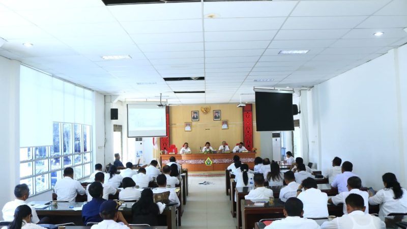 Bupati/Wabup Samosir Pimpin Rapat Kerja Awal Tahun 2023