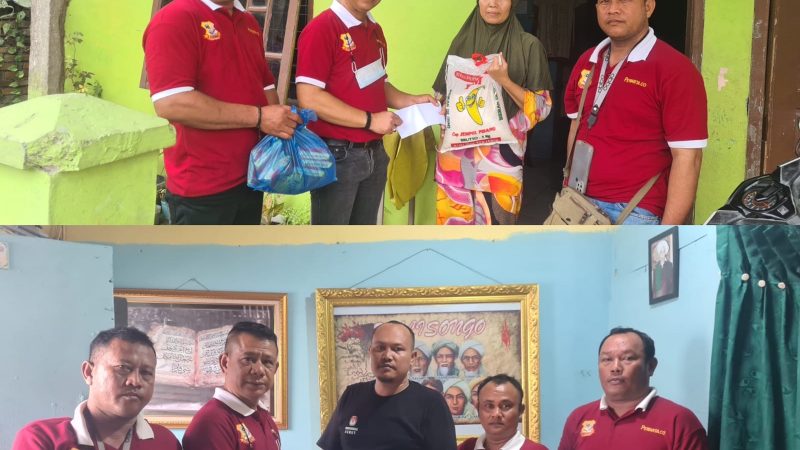 Ketua Pewarta Berikan Sembako dan Uang Santunan Kepada Wartawan Sakit