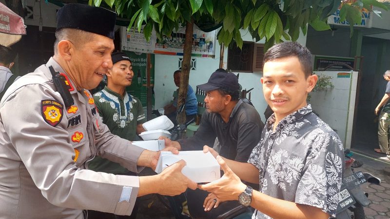 Wakasat Samapta Polrestabes Medan Gelar Jum’at Curhat Di Masjid Baitusy Syifa