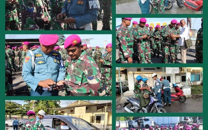 Cegah Pelanggaran Staff Intel dan Provost Yonmarhanlan I Laksanakan Sidak Pemeriksaan Prajurit