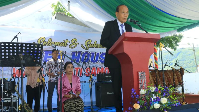 Syukuran Awal Tahun, Wabup Samosir Gelar Open House