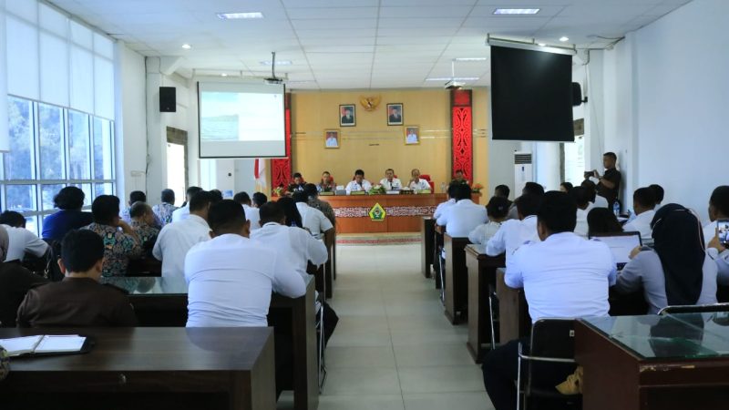 Bupati Samosir Buka Rakor Penyelesaian Isu Lahan Pengembangan DPSP Danau Toba Wilayah Samosir