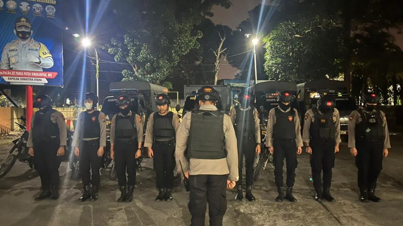 Reaksi Cepat Sat Samapta Polrestabes Medan Bubarkan Aksi Tawuran Mahasiswa Nomensen