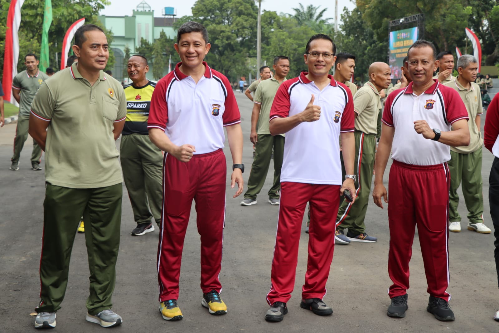 Kapolrestabes Medan Ikuti Funbike bersama Kodam l Bukit Barisan