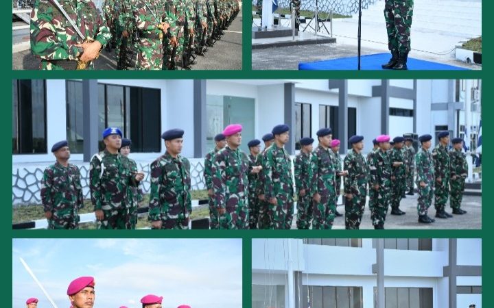 Yonmarhanlan I Ikuti Upacara Bendera Di Mako Lantamal I