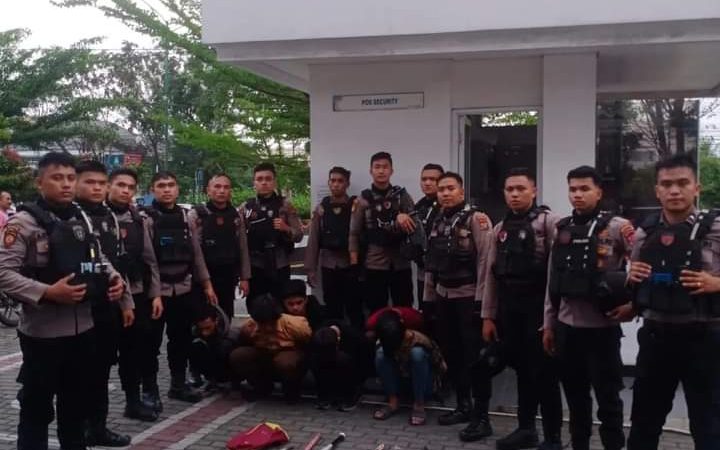 6 pelajar anggota geng motor di ringkus Tim PRC Polda Samapta Sumut
