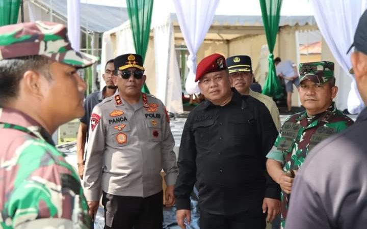 Kapolda Sumut dan Pangdam Cek Persiapan Pengamanan Wapres RI Kunker ke Tapteng