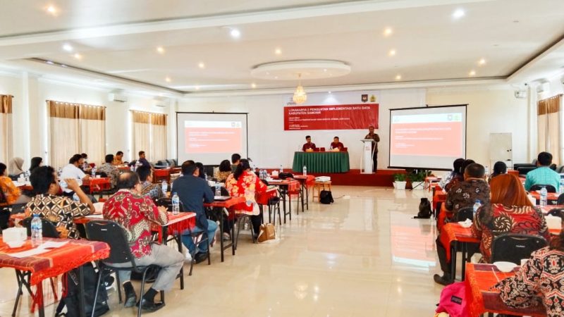 Bupati Samosir Buka Lokakarya Penguatan Implementasi Satu Data