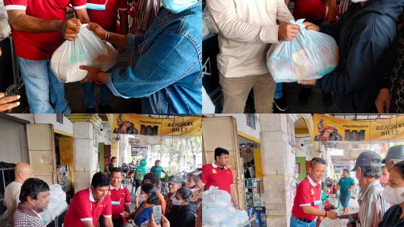Bakti Musik Bersama Pewarta Bagi 500 Paket Sembako kepada Warga Kurang Mampu