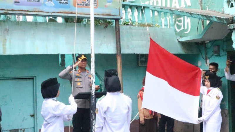Police Goes To School, Kapolres Ajak Siswa MTS 5 Al Jamiyatul Wasliyah Jauhi Narkoba dan Kenakalan Remaja