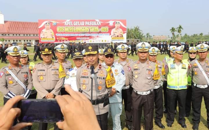 Apel Gelar Pasukan Ops Keselamatan Toba 2023, Wakapoldasu: Kedepankan Pendekatan Preventif