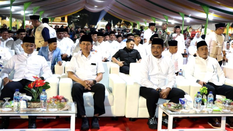 Kapolrestabes Medan Hadiri Penutupan MTQ 56 di Stadion Mini USU