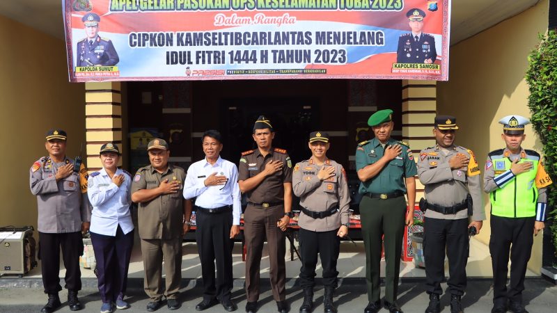 Pemkab Samosir Ikuti Apel Gelar Pasukan Operasi Keselamatan Toba 2023