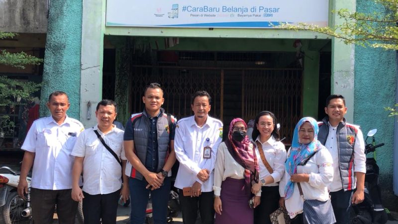 Monitoring Satreskrim Polres Pelabuhan Belawan Dipasar Bersama Dinas Terkait