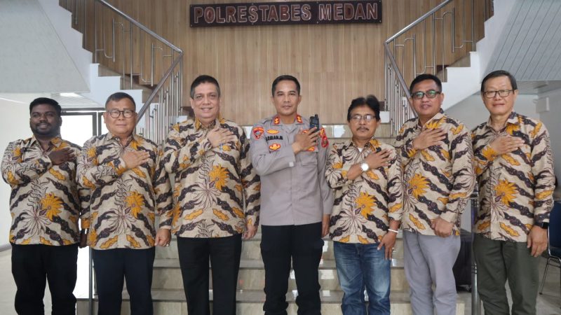 Jelang Peringati Hari Buruh Internasional, Forum Komunikasi Antar Lembaga Adat Kota Medan Audensi di Polrestabes Medan