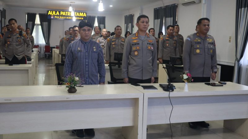 Kapolrestabes Medan Pimpin Rapat Lintas Sektoral Jelang Lebaran