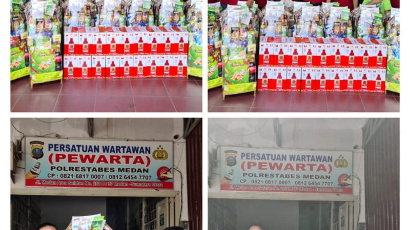 Jelang Idulfitri, Ketua Pewarta Bagikan Parsel dan Sirup kepada Pengurus dan Anggota