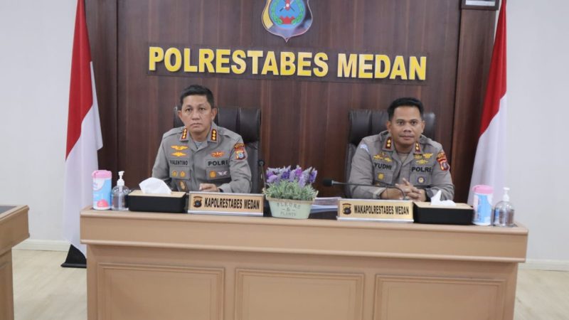 Amankan Idul Fitri 1444 H, Kapolrestabes Medan Gelar Zoom Meeting