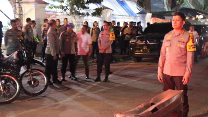 Kapolrestabes Medan Hadir Bersama Forkopimda di Malam Takbiran