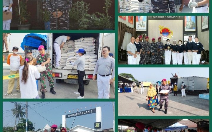 Yonmarhanlan I dan Lantamal I Bekerjasama Dengan Yayasan Buddha Tzu Chi Salurkan Sembako kepada Masyarakat Pesisir Belawan