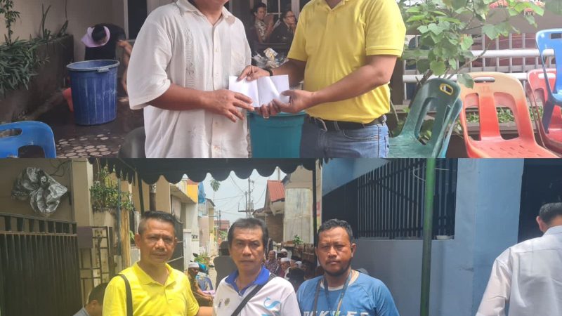 Orangtua Wartawan Medan Pos dan Mantan Fotografer Analisa Wafat, Ketua Pewarta Datang Melayat Sembari Berikan Santunan