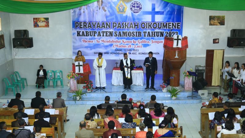 Bupati Samosir : “Jadilah Garam dan Terang Dunia Ditengah Masyarakat”