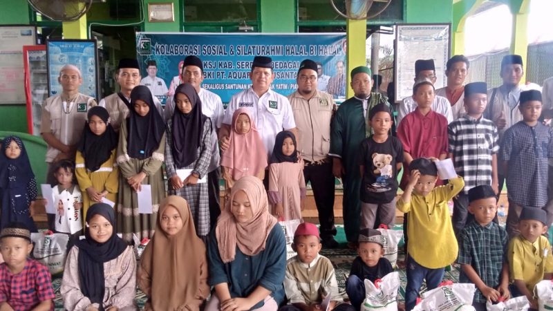 KSJ Sergai Gelar Halal Bihalal Kolaborasi PT AQua Farm