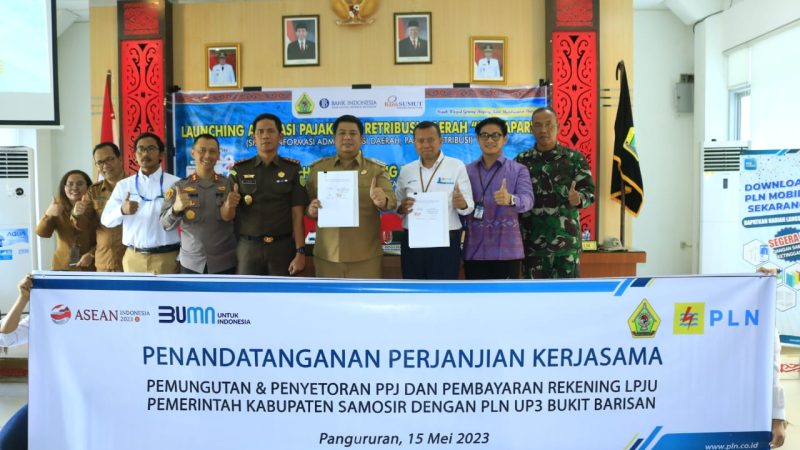 Bupati Samosir Launching Aplikasi Pajak dan Retribusi Daerah SIADAPARI.