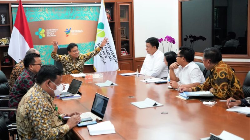 Tingkatkan Pelayanan Kesehatan Bupati Samosir Temui Mentri Kesehatan