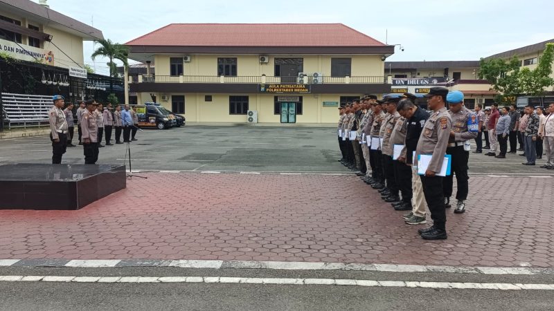 Polrestabes Medan Gelar Operasi Mantap Brata, Amankan Pemilu 2024