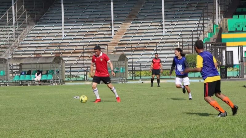 Laga Persahabatan Sepakbola Polrestabes Medan vs Jurnalis, Skor Akhir 5-3