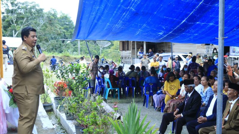 Bupati Samosir : Program Bunga Desa untuk pelayanan yang menyentuh langsung Masyarakat Desa
