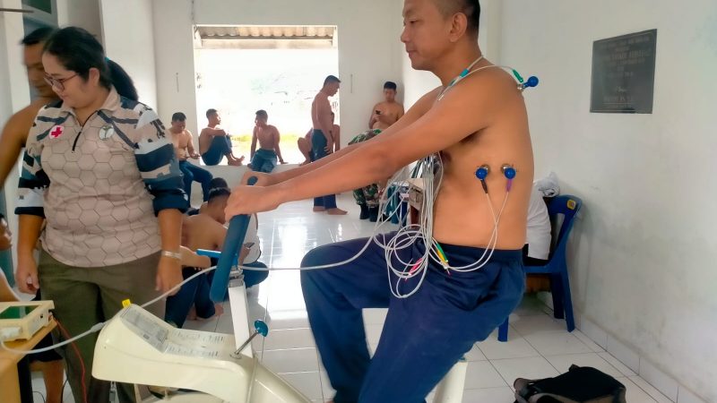 Deteksi Dini Kesehatan Prajurit Yonmarhanlan I Laksanakan Urikes Kemampuan Tempur