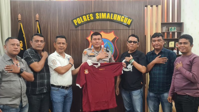 Berkunjung di Polres Simalungun, AKBP Ronald Sipayung : Semoga Pewarta Polrestabes Medan Tetap Eksis di Masyarakat