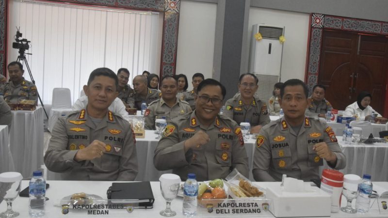 Kapolrestabes Medan Hadiri Undangan Taklimat Awal Audit Kinerja Itwasum Polri