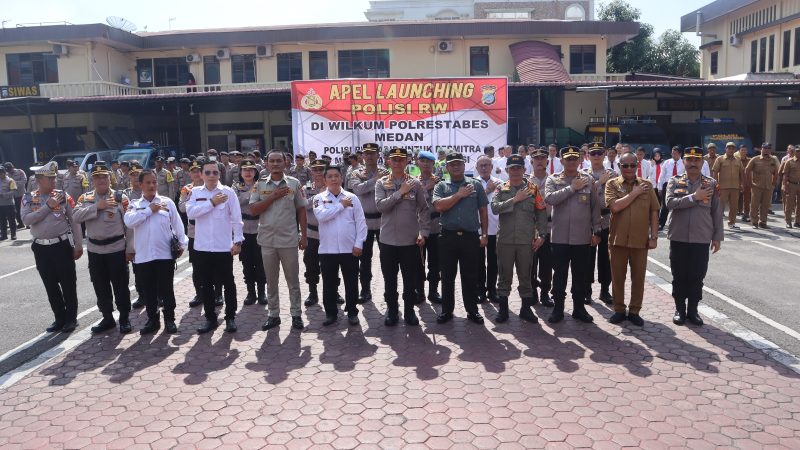 Launching Polisi RW, Kapolrestabes Medan : Sebagai Pelindung dan Pelayan Masyarakat