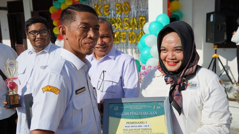 HUT ke-30 PUD Pasar Medan, Suwarno: Momentum Tingkatkan Profesionalitas dan Budaya Jaga Kebersihan Pasar