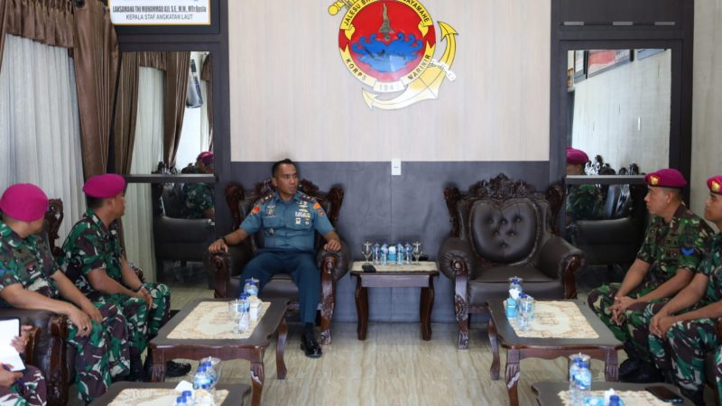 Danyonmarhanlan I Berikan Arahan dan Motivasi Kepada Prajuritnya yang Akan Laksanakan Seleksi Diktukba TNI AL Angkatan LIV TA 2023