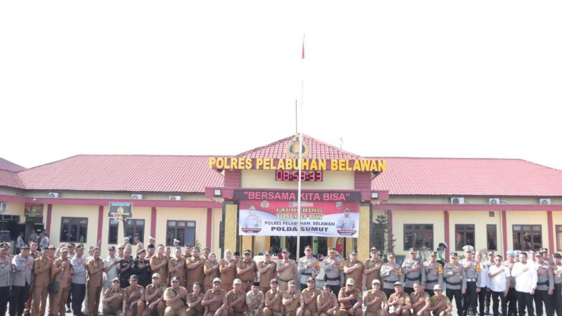 Polres Pelabuhan Belawan Launching Program Polisi RW