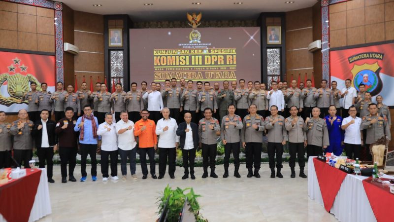 Kapolrestabes Medan Hadiri Kunker Spesifik Komisi lll DPR RI di Polda Sumut