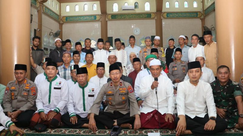 Safari Subuh Jalin Silaturrahmi, Wakapolda Sumut : Antara Iman dan Aman Harus Sejalan