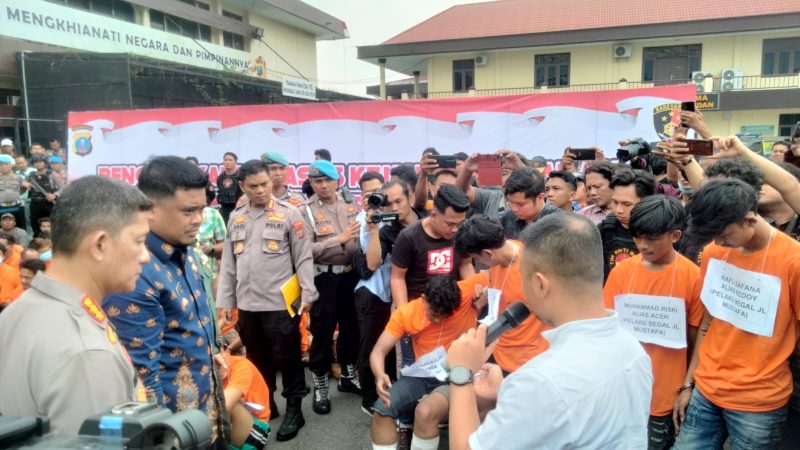 Melawan Saat Ditangkap, 4 Orang Pelaku Begal yang Bunuh Mahasiswa UMSU Terkapar Ditembak Polsi