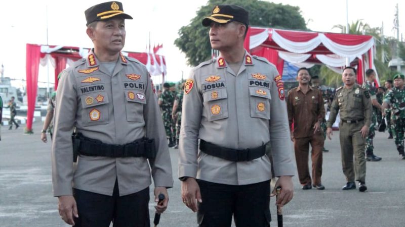 Kapolrestabes Medan Hadiri Pemberangkatan Satgas Yonif 122/TS ke Papua