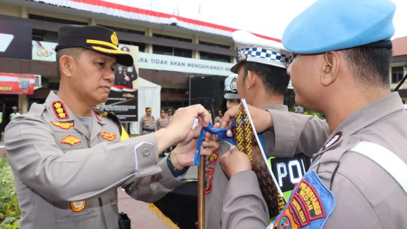 Kapolrestabes Medan Pimpin Apel Gelar Pasukan Operasi Patuh Toba 2023