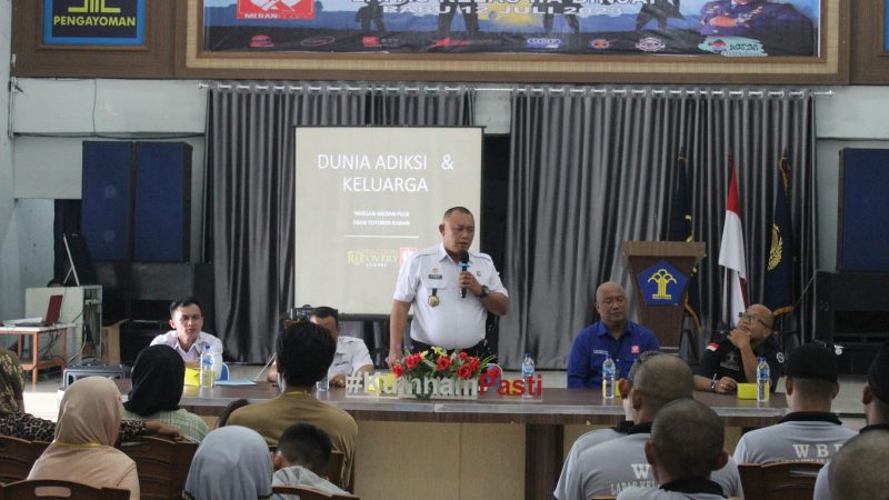 Gandeng Yayasan Medan Plus, Lapas Binjai Kanwil Kumham Sumut Gelar Family Group Support