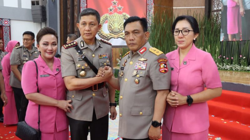 Kapolrestabes Medan Hadir Pisah Sambut Kapolda Sumut di Rumah Dinas Gubsu
