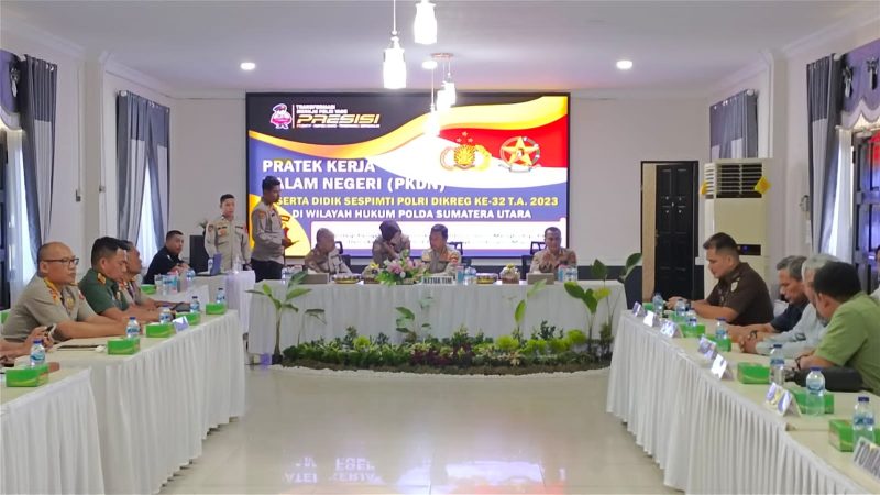 Polrestabes Medan Gelar PKDN Peserta Didik Sespimti Polri Dikreg ke-32 TA 2023