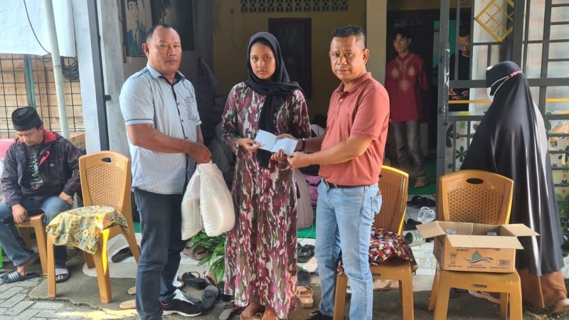 Wartawati Medan Pos Tutup Usia, Ketua Pewarta Melayat ke Rumah Duka dan Berikan Santunan