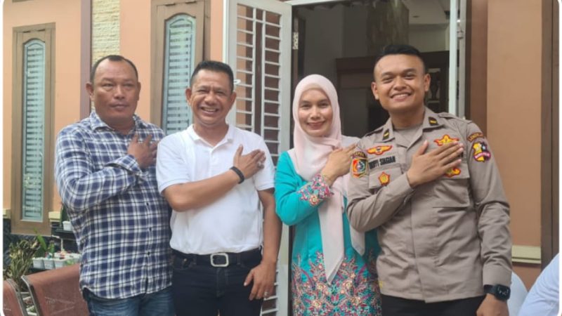 Ketua Pewarta Hadiri Syukuran telah Dilantiknya Ipda Zhoffi Mahari Pratama Siagian Jadi Perwira Polisi