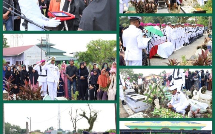 Bentuk Penghormatan Terakhir Prajurit Yonmarhanlan I Laksanakan Deputasi Pemakaman Militer